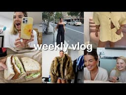 weekly vlog 💌 NYC prep, new phone cases, sydney event, skin treatment + another open home