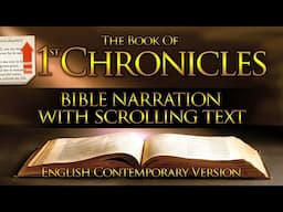 Holy Bible: 1st Chronicles - Bible Narration with Text (Contemporary Version)