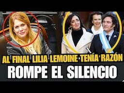 💥AL FINAL LILIA TENIA RAZON💥 MILEI ROMPE EL SILENCIO SOBRE SU RELACION CON VICTORIA VILLARRUEL