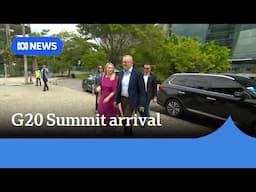 Anthony Albanese arrives in Rio de Janeiro for G20 summit | ABC News