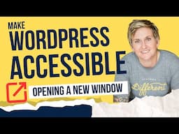 How to Fix the Accessibility Error - open window in new tab or window