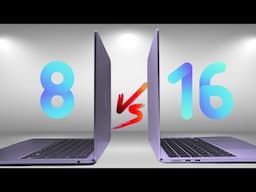 M2 MacBook Air 8GB vs. 16GB RAM | BTS Video Editing