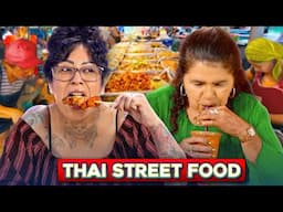 Mexican Moms Try Thai Street Food!