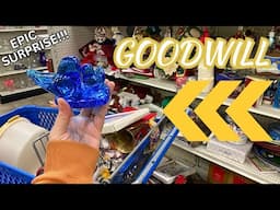 SURPRISE in the CHRISTMAS Aisle | GOODWILL THRIFT WITH ME | Reselling