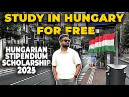 STUDY IN HUNGARY 🇭🇺 FOR FREE|| HUNGARIAN STIPENDIUM SCHOLARSHIP ||#studyinhungary #hungaryvisa