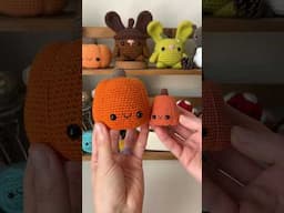 Is it the Smallest Crochet Pumpkin? #crocheting #crochet #crochetpattern #amigurumi #crochettutorial