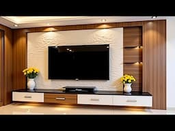 100 Trendy Modern TV Wall Unit Ideas 2024 | Living Room TV Cabinet Design| Home Interior Wall Decor