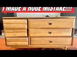 THIS PROJECT WAS A NIGHTMARE TO REFINISH || EXTREME FURNITURE MAKEOVER