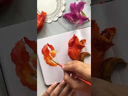 Watercolour florals inspired by my morning walk | Relaxing art video #watercolorflorals #painting