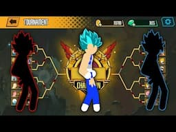 Stickman Warriors Fight 3×3 - Random, Vegeta SSJ Blue & Random TOURNAMENT