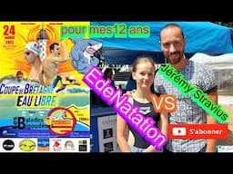 Jérémy Stravius Vs Eden Natation eau libre Ile Tudy en Bretagne chez les nageurs Bigoudens