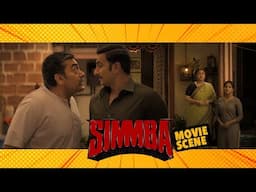 Simmba Ne Mohile Ko Bata Di Apne Dil Ki Baat | Simmba | Ranveer Singh & Ashutosh Rana | Movie Scene