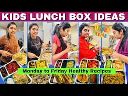 🍱 LUNCH BOX Menu - குழந்தைகளுக்கு ரொம்ப பிடிக்கும் | Healthy Lunch Box Ideas | Weekday | Tamil VLOG