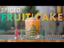 TIKI the HOLIDAY, rum and pineapple fruitcake punch bowl!