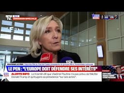 Victoire de Donald Trump : la réaction de Marine Le Pen.