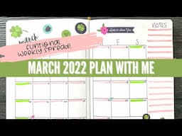 March Plan With Me 🍀 Easy Bullet Journal Set Up with Cute Stickers!