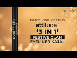 The all- new attitude 3 in 1 Eyeliner Kajal for all your Eye-Conic Looks!