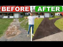 $10,000 Asphalt Driveway Transformation!!