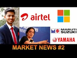 Chitra Ramkrishna Arrested, Maruti plans more SUV, Microsoft DATA, Airtel Credit Card | Market News