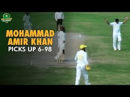 Mohammad Amir Khan picks up 6-98 | Multan vs Peshawar | Quaid-e-Azam Trophy 2024-25