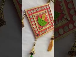 Diya wall hanging decoration ideas #youtubeshorts #diy Diwali wall hanging #shorts #ytshorts