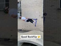 Quad flip on scooter 😮‍💨