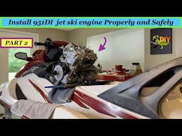 Install 951DI Sea Doo jet ski engine - PART 2 after overhaul