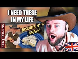 BRITISH GUY Reacts to "Old Fashioned Biscuits and Gravy" | American Food Reaction