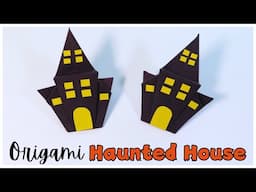 Origami Haunted House Tutorial | Halloween Crafts