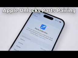 Apples New "Repair Assistant" Lets You Pair Parts + 3rd Party Battery Health Data Unlocked