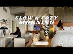 SLOW & COZY MORNING VLOG ☁️ Major Self Improvement Tips for Fall