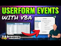 Step Into Professional Development With Excel Userform Events