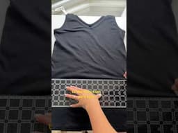 How to crop and hem a T shirt or tank #sewing #sewingtutorial