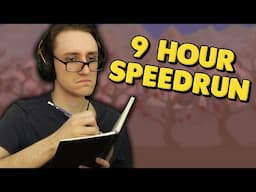 This speedrun took me A MONTH to prepare for