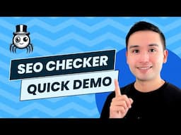 SEO Checker - Quick Demo and Tutorial