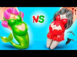 Superheroes Expecting a Baby! Pregnant Vampire vs Pregnant Mermaid!