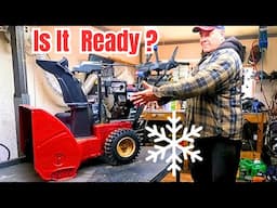 How TO TUNE UP A SNOWTHROWER ...with 35 years experience of doing these !!!!