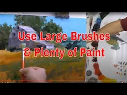 What Makes LARGE BRUSHES the Secret to Stunning Paintings