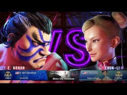 SF6 Honda (NEW CHALLENGER) vs Chun-Li (Renna_Fgc)