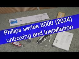 Philips 43PUS8079 4K Ambilight TV unboxing and installation