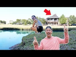 Unveiling my NEW House with Backyard Pond!