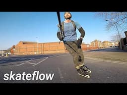 Blue sky skating - feeling good - rollerblading/patins/rolki