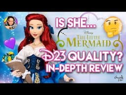 D23 ARIEL Limited Edition Doll in Blue Dress - Review & Unboxing | Disney The Little Mermaid