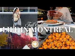 what it's REALLY like living, working & studying in Montreal, Canada FALL EDITION 🤎🍂 {vlog}