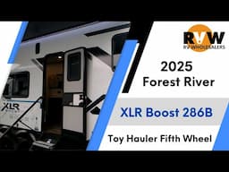 2025 XLR Boost 286B Toy Hauler Fifth Wheel Flythrough