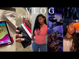 WEEKLY VLOG | LATE NIGHT OUT W/ NEW FRIEND, UNBOXING NEW IPAD, NEW HAIR & NAILS, GYM + GRWM & MORE!