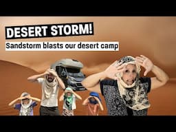 Sahara SANDSTORM ruins our MERZOUGA desert trip | Morocco Van life