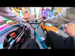 POV BMX Riding in NYC Traffic - Insta360 X4