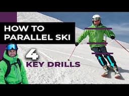 Parallel Skiing 101 - 4 Drills for Parallel Turns