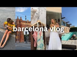 barcelona vlog | thrifting, tapas, girl time, beach days, matcha & exploring the city 🫂